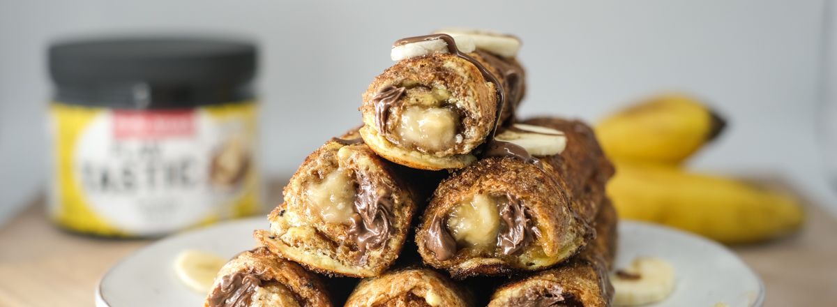 French Toast Rolls - Banana-Choc