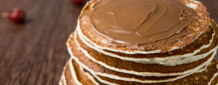 Pancakes mit Protein Schoko-Aufstrich