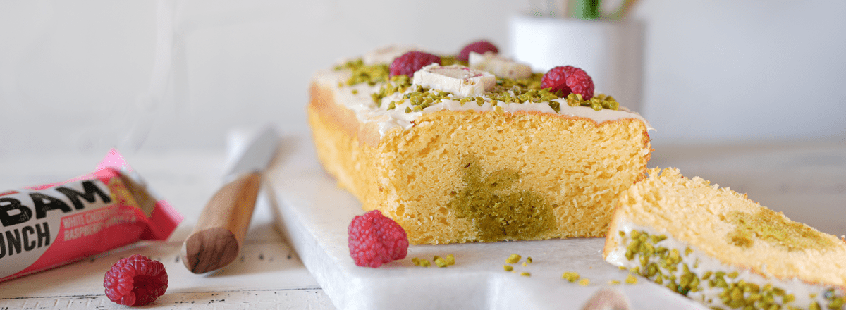 Pistazien-Himbeer-Kuchen