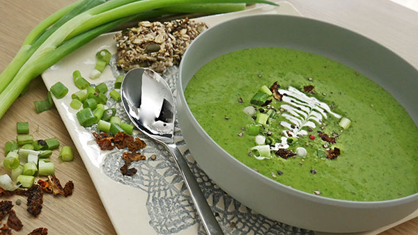 Käse-Lauchcremesuppe