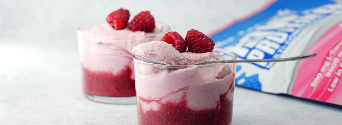 Protein Himbeer-Mousse