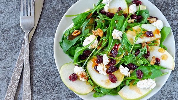 Herbstsalat mit Goji Beeren