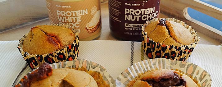 Muffins mit Schoko Creme