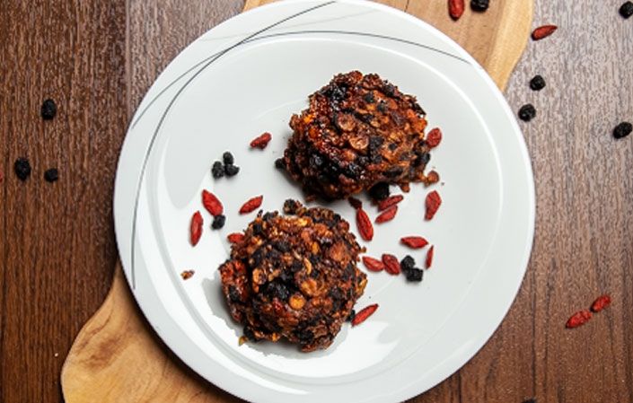 Schoko-Müsli-Kräcker mit Superfoods