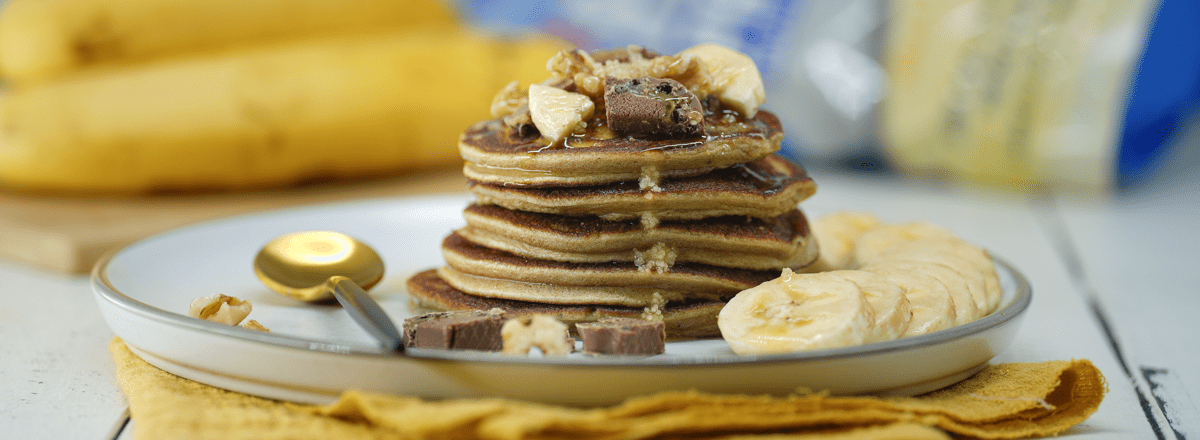 Bananen Protein Pancakes