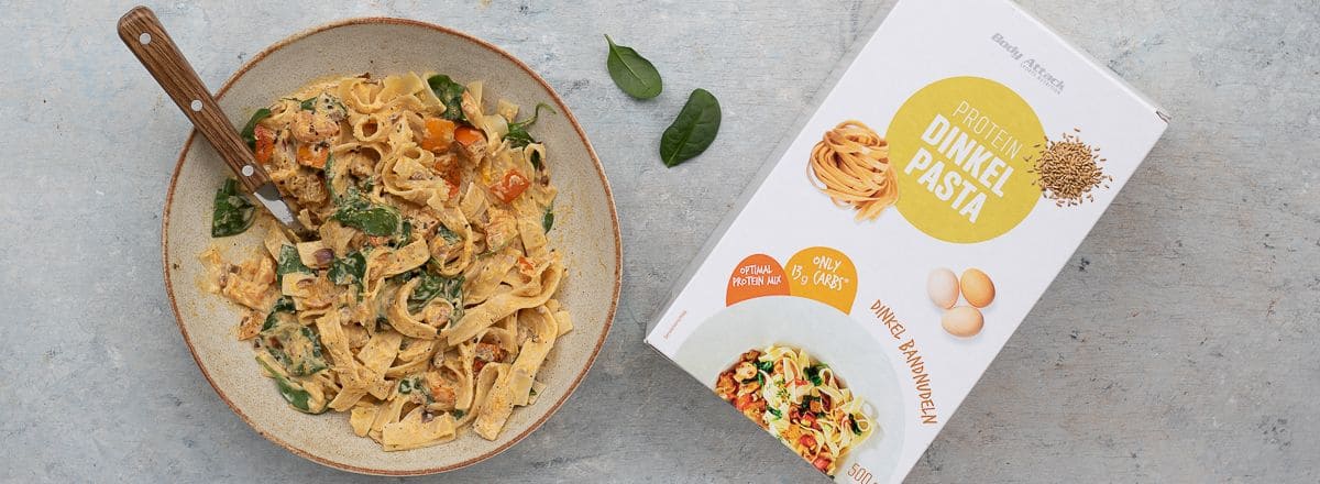 Protein Kürbis-Pasta