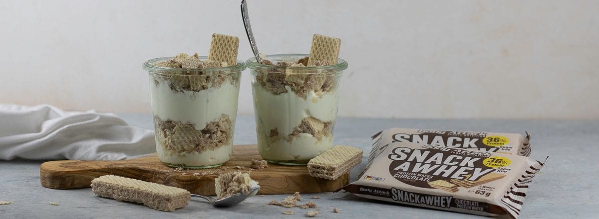 Waffel-Schichtdessert