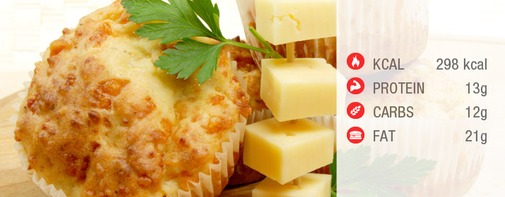 Käse Muffins mit Kräutern