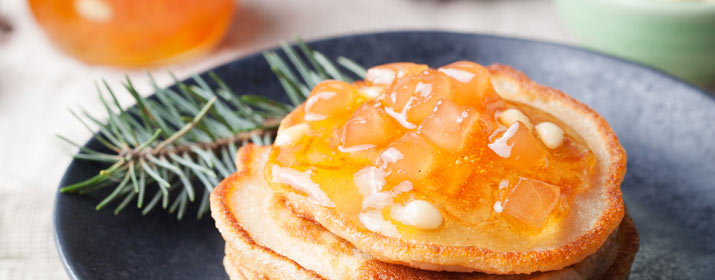 High Carb Pineapple Pancake