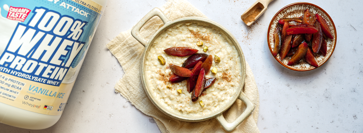 Pudding-Oats mit Pflaumen