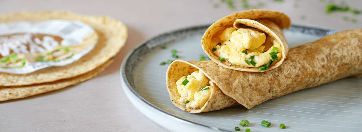Low Carb Rührei-Wrap